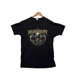 Megadeth Killing Road Heavy Metal Rock Band Tour T-Shirt Women's Black XL